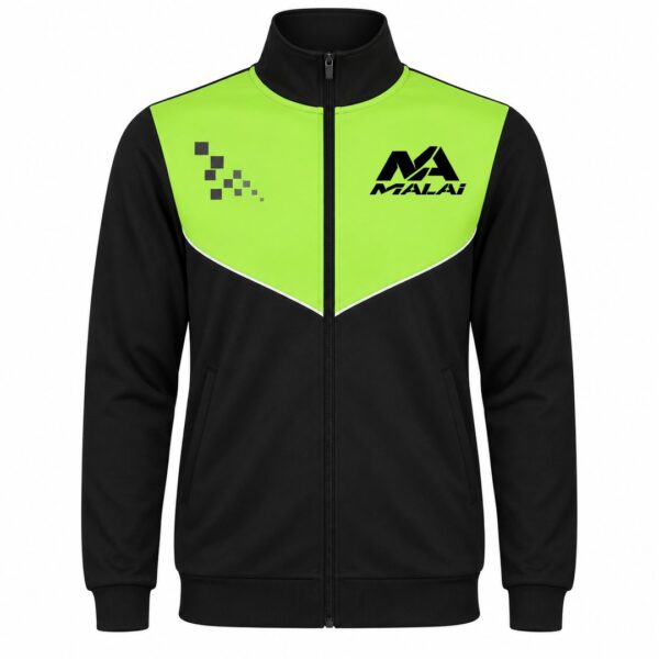 Chaqueta Mosaico en negro/lima, vista delantera