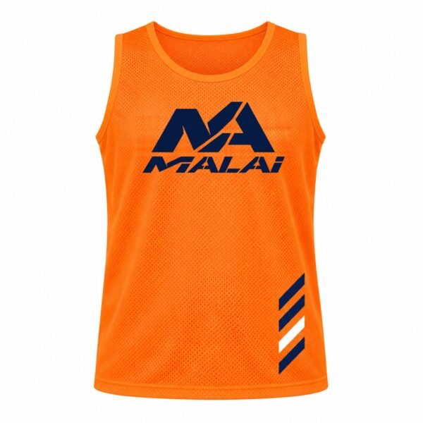 Peto Flechas en naranja fluor, vista delantera
