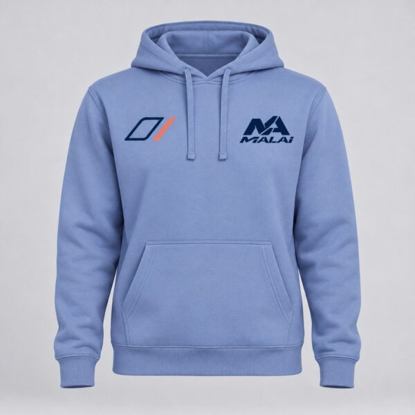 Sudadera Bucle en azul zen, vista delantera
