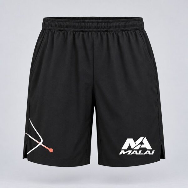 Short Cruce en negro, vista delantera