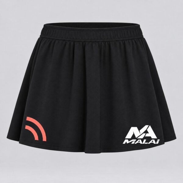 Falda Giro en negro, vista delantera
