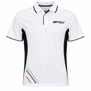 Polo Cotas blanco/negro